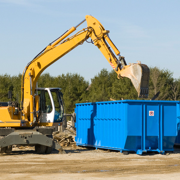 are there any restrictions on where a residential dumpster can be placed in Josephine TX